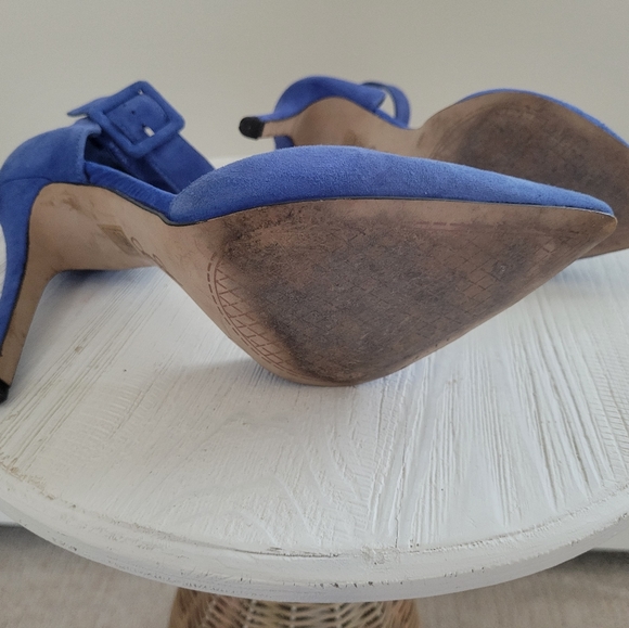 Blue Jessica Simpson Heels size 10 worn used - Picture 4 of 5